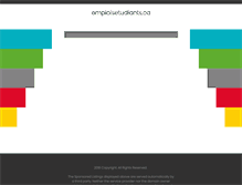 Tablet Screenshot of emploisetudiants.ca